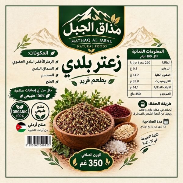 زعتر بلدي 350 غم